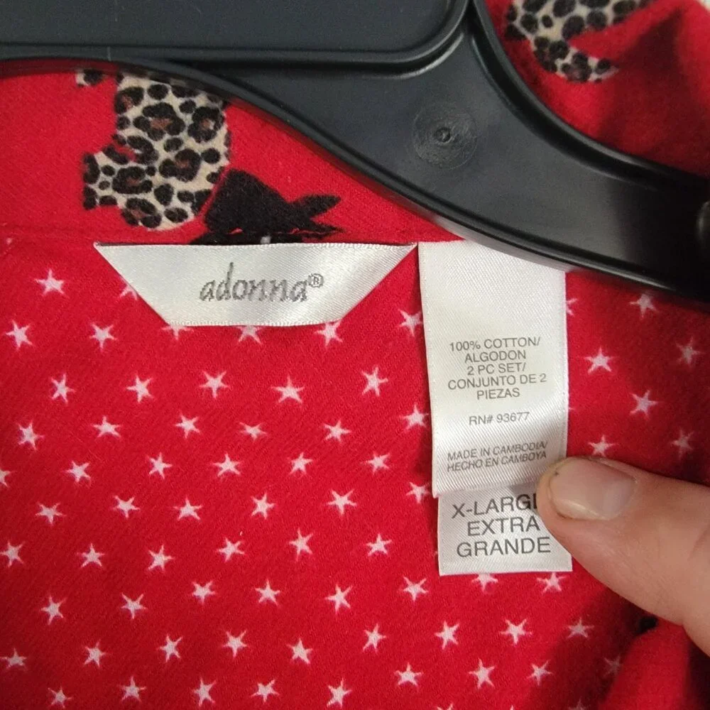 Adonna Women's Scottie Dog Pajama Set - Picture 2 of 8